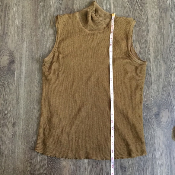 Zara Knit Set Top and Skirt in Matt Gold - Picture 13 of 16